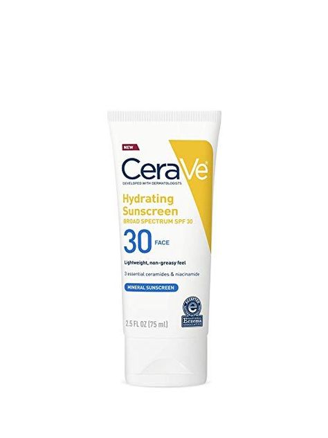 Cerave Mineral Sunscreen, Cerave Sunscreen, Skincare Stuff, Natural Spf, Summer Products, Sun Screen, Skin Care Face Mask, Birthday Collection, Physical Sunscreen