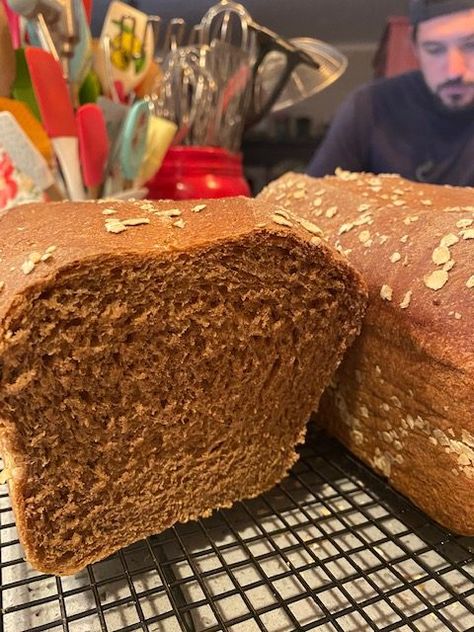 Best Sandwich Bread, Bread In A Can, Cheesecake Factory Brown Bread, Boston Brown Bread, Molasses Bread, Brown Bread Recipe, Graham Flour, Dirt Cheap Meals, Molasses Recipes