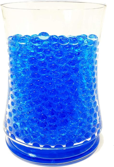 Sooper Beads - 8oz Blue Water Beads for Dazzling Vase Filler, Enchanting Weddings, Centerpieces, Floating Candles, Elegant Ocean Theme Floral Glass Pearls. Centerpieces Floating Candles, Water Table Activities, Preschool Activities At Home, Kids Sensory Play, Gem Water, Kids Activities At Home, Growing Crystals, Beading For Kids, Water Beads