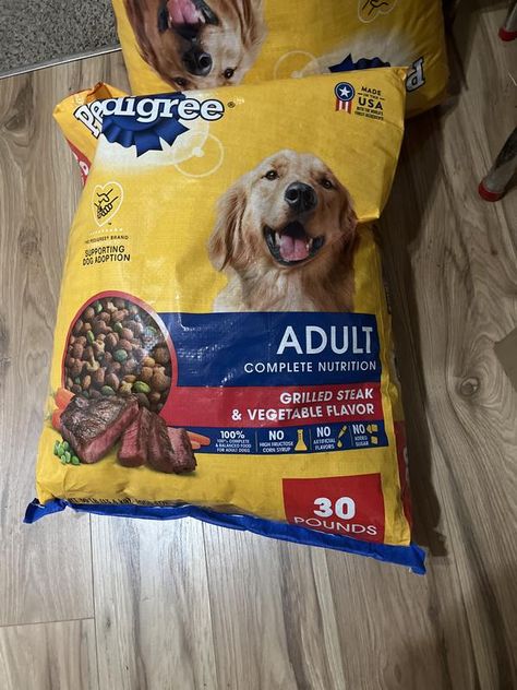 PEDIGREE Complete Nutrition Grilled Steak & Vegetable Flavor Dog Kibble Adult Dry Dog Food, 44-lb bag - Chewy.com Dog Kibble, Pedigree Dog Food, Pet Meds, Complete Nutrition, Ghost Pictures, Wet Dog Food, Grilled Steak, Funny Dog Pictures, Foods Delivered