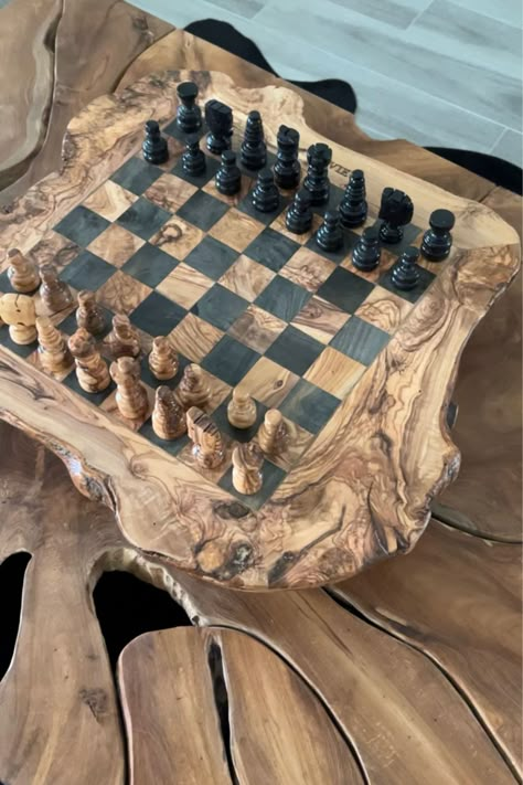 Modern Chess Set, Wood Chess Board, Luxury Chess Sets, Chess Gifts, Chess Set Unique, Wood Chess Set, Wooden Chess Board, Chess Boards, Chess Table