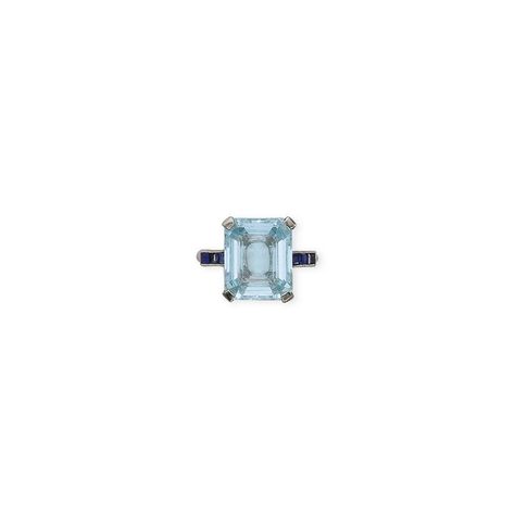 AN AQUAMARINE RING, BY CARTIER Family Jewels, Cartier Jewelry, Aquamarine Ring, Aquamarine Rings, Cartier Ring, Three Stone, Cartier, Aquamarine, Stud Earrings