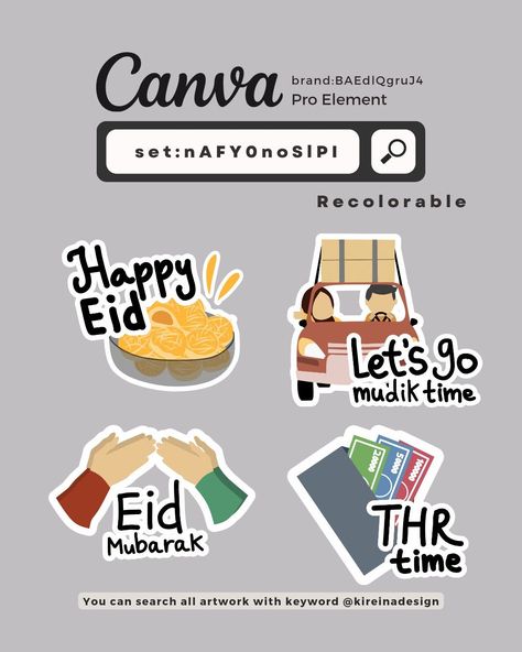 Canva Pro Element / Eid Mubarak #trendycanva Canva Free Elements, Eid Mubarak Stickers, Islamic Ornament, Ramadan Planner, Eid Card, Eid Card Designs, Eid Crafts, Canva Element, Canva Elements