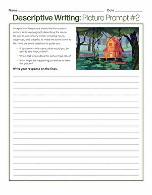 Creative Writing Worksheets, Creative Writing Exercises, Writing Pictures, Picture Prompts, Descriptive Words, Writing Exercises, Descriptive Writing, Writing Worksheets, Words To Describe