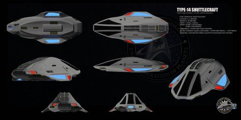 Star Trek Type-14 Shuttlecraft by isfj1009 on DeviantArt Star Trek Shuttlecraft, Star Trek Romulan, Romulan Ships, Tactical Suit, Space Fighter, Starfleet Ships, Sci Fi Spaceships, Starship Concept, Star Wars Vehicles