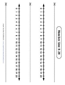 Number Line Worksheets Number Lines Printable, Number Line Printable Free 0-20, Printable Number Line 1-20 Free, Number Line Printable Free, Number Line To 20, Printable Number Line, Arrow Printable, Shape Activities Preschool, Maths Paper