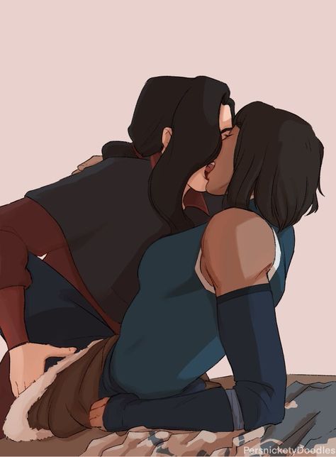 ☀️persnicketydoodles☀️ on Twitter: "They work so well together 😌 https://t.co/U9tAuCXjp6" / Twitter Korra And Asami Kiss, Legend Of Korra Korrasami Wallpaper, Asami Sato Wallpaper, Kora X Asami, Legend Of Korra Hot, Sapphic Art Spicy Fanart, Korra And Asami Fanart Spicy, Spicy Wlw Fanart, Kora And Asami Spicy