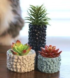 Decorate Tin Cans, Upcycled Planter, Planter Diy, Tanaman Indoor, Colorful Planters, نباتات منزلية, Tin Can Crafts, Astuces Diy, Tin Cans