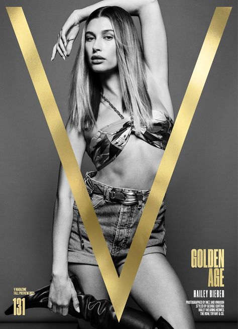 Lois Jeans, V Magazine, Fashion Cover, Img Models, Emily Ratajkowski, Hailey Baldwin, Hailey Bieber, Crop Blouse, Gigi Hadid