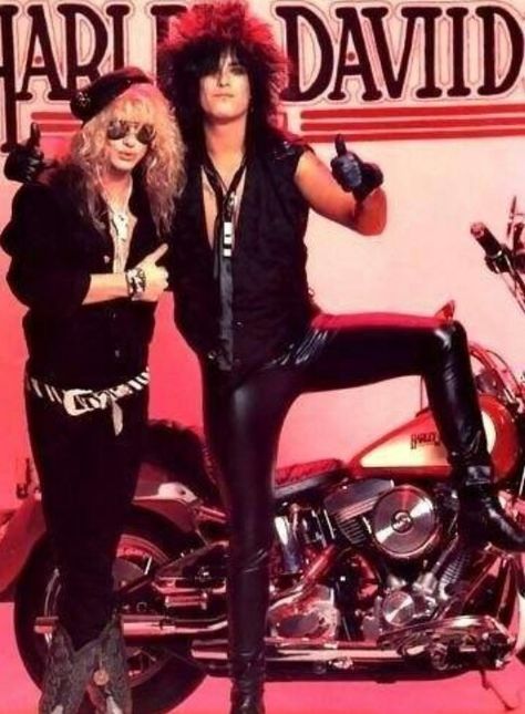 nikki and bret Bret Michaels Band, Bret Michaels Poison, Motley Crue Nikki Sixx, Old School Aesthetic, Hair Metal Bands, Band On The Run, 80s Hair Bands, Bret Michaels, Motley Crüe