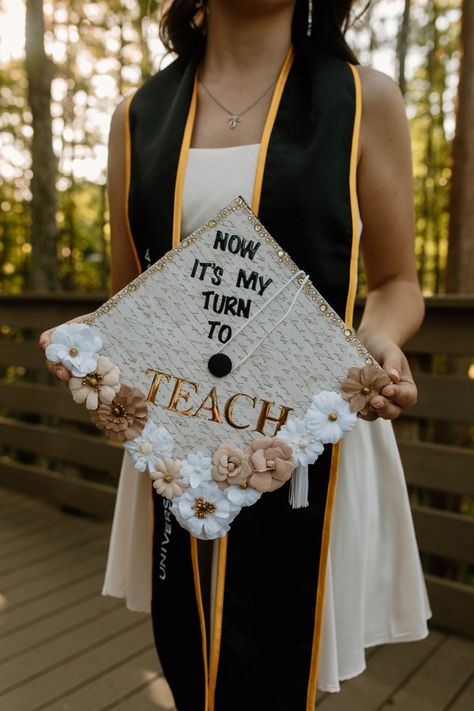 Science Teacher Graduation Cap, Grad Cap Ideas Teacher Education Major, Ag Teacher Graduation Cap, Grad Cap Ideas Education Major, Grad Cap Education Major, Music Teacher Graduation Cap, Graduation Cap Designs Teaching, Graduation Cap Teacher, Graduation Cap Designs College Teacher