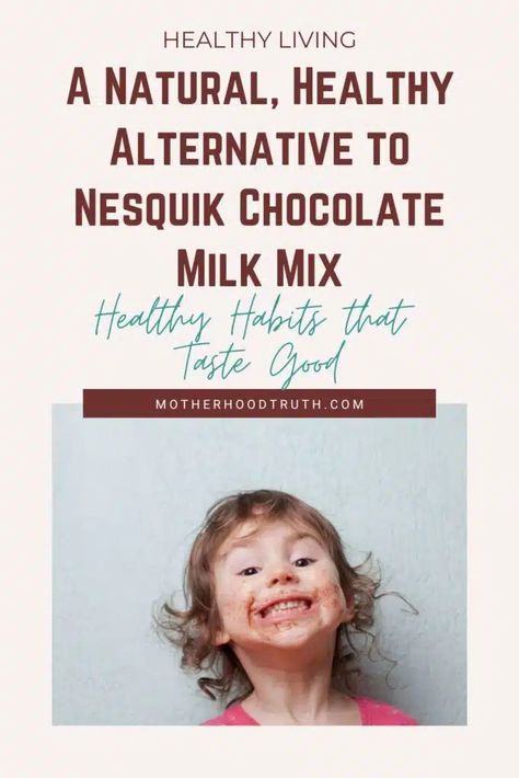 A Healthy Nesquik Alternative: Kid & Mom-Approved +2 Recipes Diy Nesquik Powder, Homemade Nesquik Powder, Nesquik Recipes, Nesquik Chocolate Milk, Healthy Chocolate Milk, Chocolate Milk Mix, Chocolate Milk Powder, Best Juicing Recipes, Store Bought Snack