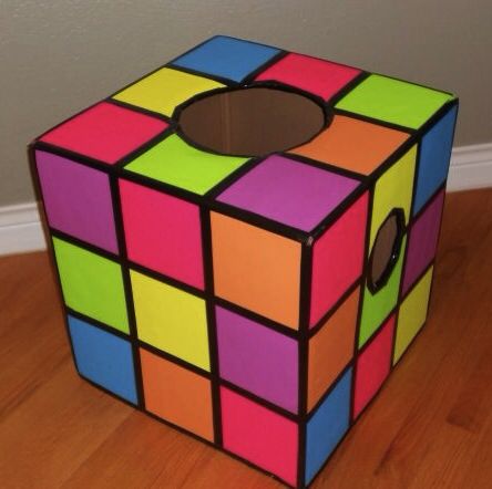 Rubix Cube Costume, 80s Halloween, Rubix Cube, Diy Halloween Costumes For Kids, Diy Halloween Costume, Running Costumes, Big Bucks, The 80's, Kids Halloween