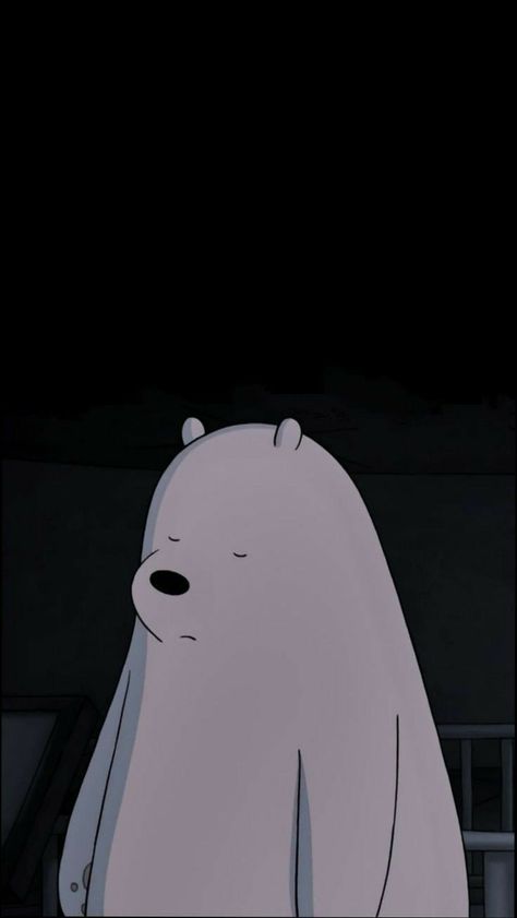 Ice Bear We Bare Bears, We Bear Bears, We Bare Bear, Iphone Wallpaper Cat, We Bare Bears Wallpapers, 2160x3840 Wallpaper, Ice Bear, Wallpapers Cartoon, Black And White Art Drawing