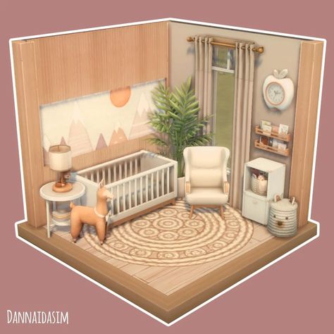 Dannaida | Finally the functional nursery 🏵️ #sims #sims4 #ts4 #thesims #thesims4 #showusyourbuilds #sccregram #somesimlishdecor #sims4interior… | Instagram Sims 4 Small Bathroom Ideas No Cc, Sims 4 Infant Room No Cc, Sims 4 Twin Bedroom, Sims 4 Nursery Ideas Base Game, Sims Nursery Ideas, Sims 4 Infant Room Ideas, Sims 4 Nursery No Cc, Sims 4 Infant Bedroom, Sims 4 Kids Room No Cc