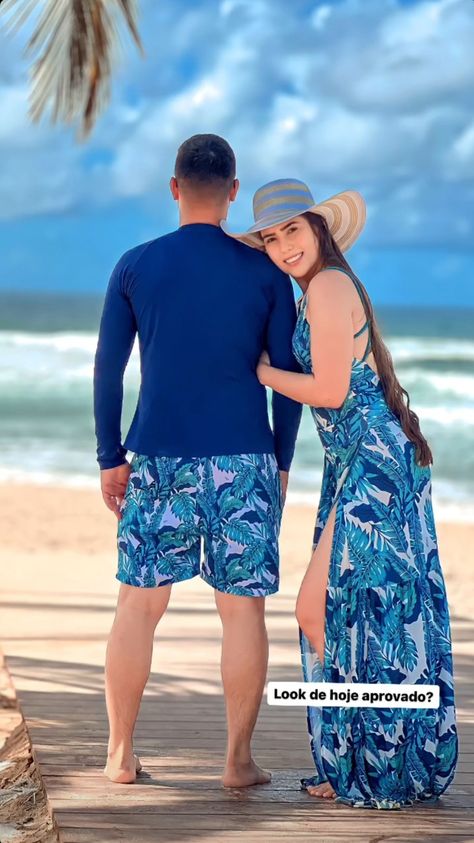 Outfits Para Resort, Matchy Outfit, Beachy Outfits, Swimming Suits, Honeymoon Outfits, Couple Outfits, Wedding Photoshoot, Resort Wear, Beach Pictures