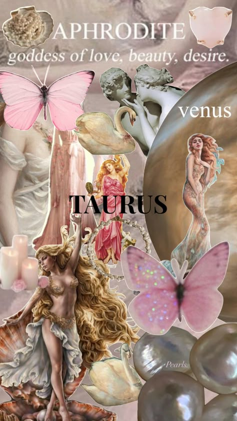 Dressing Like Your Venus Sign Taurus, Venus In Taurus Aesthetic, Aphrodite Goddess Aesthetic, Venus Moodboard, Taurus Venus Aesthetic, Taurus Beauty, Venus Energy, Taurus Energy, Venus Sign