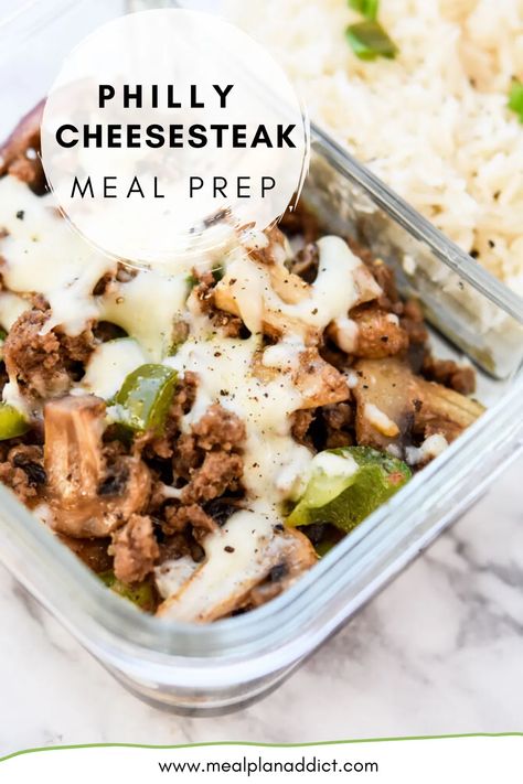 Cheesesteak Meal Prep, Clean Meal Prep, Medicine Tips, Sandwich Ideas, Low Carb Meal Prep, Low Carb Meal, Healthy Lunch Meal Prep, Dinner Meal Prep, Work Meals