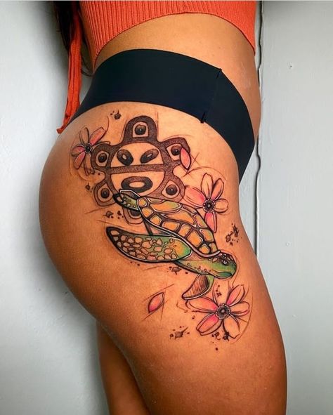 Boricua Tattoos For Women, Taino Tattoos For Women, Puerto Rico Tattoo Ideas For Women, Puerto Rican Flower Tattoo, Puerto Rican Tattoos For Women, Puerto Rico Tattoos, Mexican Culture Tattoo For Women, Hispanic Tattoos For Women, Puerto Rican Tattoo