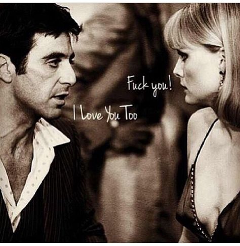 Tony Montana: NOW you're talking to me, Baby.  Elvira: Don't call me "Baby". I'm not your "Baby". Al Pacino Michelle Pfeiffer, Scarface Quotes, She Belongs To Me, Scarface Movie, Not Your Baby, Oliver Stone, Tony Montana, Michelle Pfeiffer, Dont Call Me