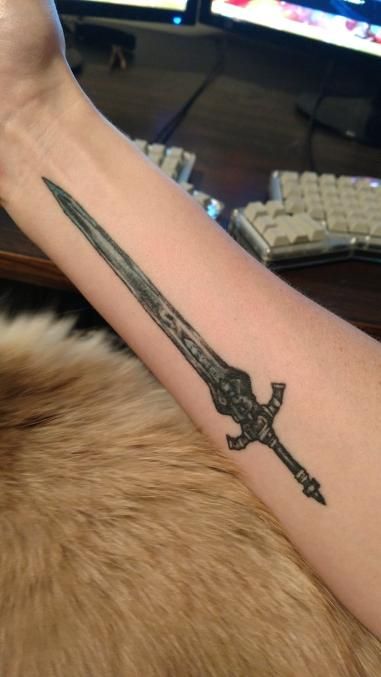 Knight Artorias Tattoo, Moonlight Greatsword Tattoo, Inevitable Tattoo, Knight Artorias, Jackalope Tattoo, Souls Tattoo, Dark Souls Artorias, Personal Tattoos, Dark Souls Tattoo