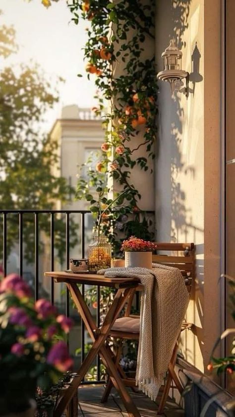 Small Balcony Garden, Small Balcony Decor, Balcony Design, Small Balcony, Balcony Decor, Balcony Garden, Hanging Planters, Outdoor Seating, Outdoor Rugs