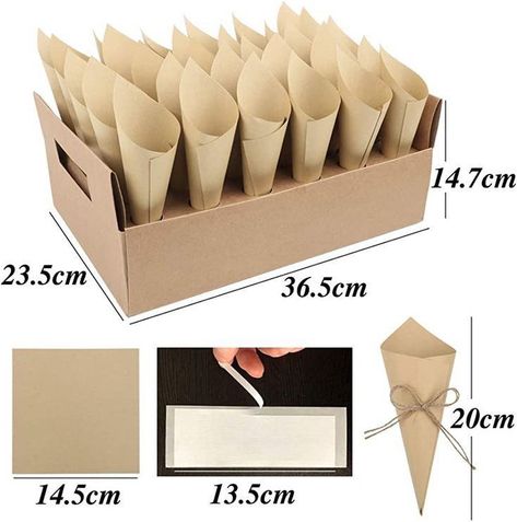 Wedding Confetti Holder, Wedding Confetti Cones, Sweet Cone, Candy Cone, Confetti Cones, Instruções Origami, Paper Cones, בר מצווה, Candy Chocolate