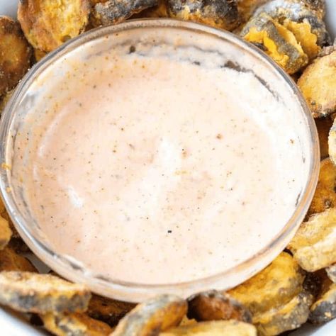 Dipping Sauce For Fried Pickles - Fork To Spoon Sauce For Fried Pickles, Fried Pickle Sauce, Fried Pickle Dipping Sauce, Hooters Fried Pickles Recipe, Hooters Fried Pickles, Homemade Dipping Sauce, Copycat Texas Roadhouse, Fried Dill Pickles, Deep Fried Pickles