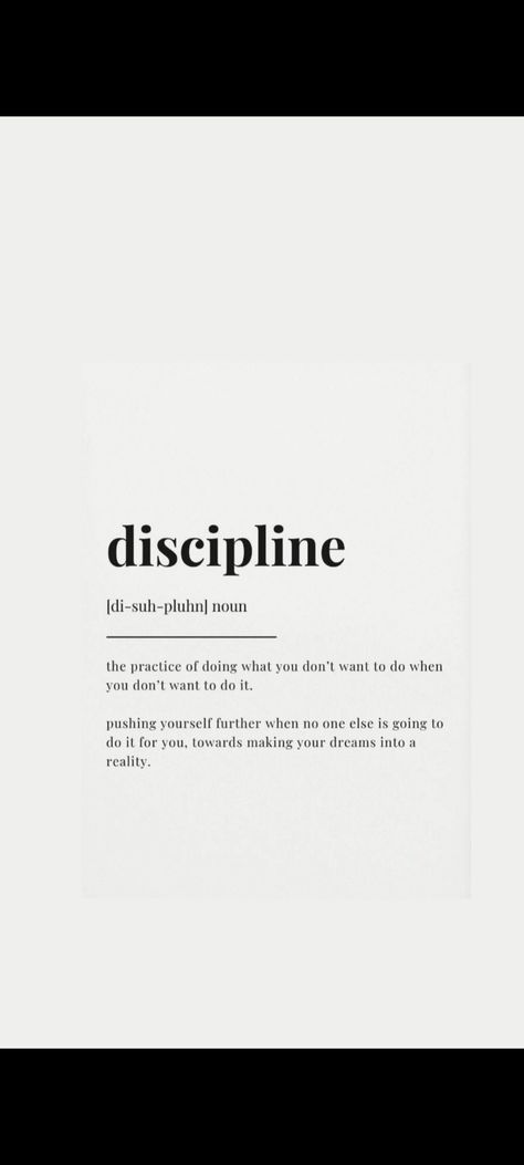 Discipline Definition Wallpaper, Deceplin Quote, Motivational Wallpaper Discipline, Punctuality Images, Disiplin Aesthetic, Displine Wallpapers Aesthetic, Decipline Wallpaper Black, 1 Percent Better Everyday, Loyalty Definition