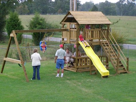 PDF Plans Playhouse Plans Swing Download twin loft bunk bed plans – macho10zst Outdoor Playhouse Ideas, Playset Plans, Swing Set Plans, Swing Set Diy, Backyard Playset, Diy Swing, Play Area Backyard, Playhouse Plans, Diy Playhouse