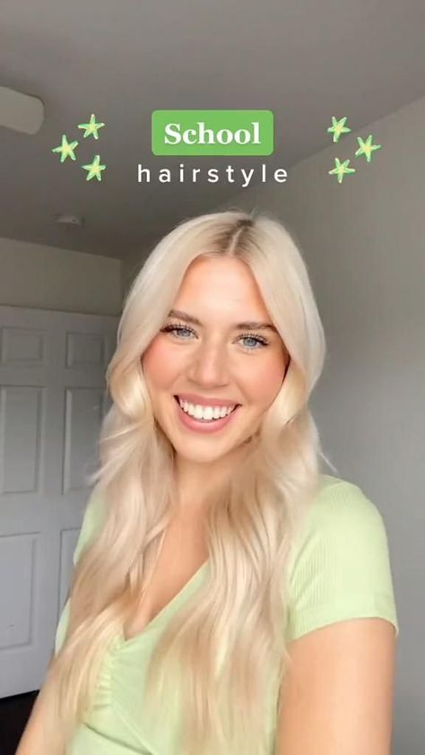 School Hairstyle in 2022 | Hair styles, Cute hairstyles, Thick hair styles Simple Hairstyles For Teachers, Easy Hairstyles For Middle School, Easy Hairstyles Short Hair, Easy Hairstyles Short, School Hairstyles Easy, First Day Of School Hairstyles, Teacher Hairstyles, Media Cola, Apple Heart