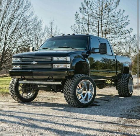 Chevy truck 89 Chevy Truck, Obs Chevy Lifted, Chevy 2500 Hd Lifted, Black Chevy Silverado Lifted, 1987 Chevy Silverado Lifted, 1987 Chevy Silverado 4x4, Chevy Trucks Older, 80s Square Body Chevy, Chevy Stepside