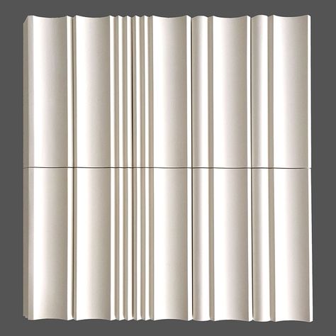 Fluted Tile, Wall Cladding Designs, Architecture Today, Cladding Design, Wall Panel Design, Sculptures Céramiques, Interior Wall Design, Wall Finishes, Wall Cladding