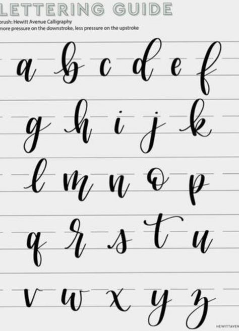 Kaligraphy Idea, Fauxligraphy Alphabet, Brushpen Lettering, Bounce Lettering Alphabet, Coligrify Letters, Handlettering Alphabet, Hand Lettering Ideas, Aesthetic Lettering, Calligraphy Alphabet Fonts