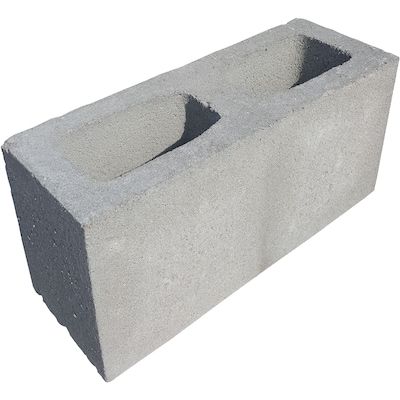 6-in W x 8-in H x 16-in L Standard Cored Concrete Block in the Concrete Blocks department at Lowes.com Cinder Blocks, Load Bearing Wall, Concrete Block, Concrete Steps, Concrete Cement, Cinder Block, Construction Design, Wall Systems, Concrete Blocks