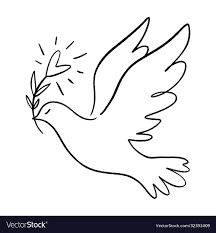 Dove Svg Free, Dove Outline Drawing, Pigeon Line Art, Easy Dove Drawing, Dove Line Drawing, Flying Dove Drawing, How To Draw A Dove, Pigeon Drawing Easy, Dove Tattoo Outline