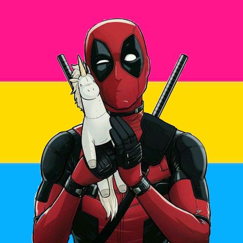 deadpool pansexual pride icon #deadpool #wadewilson Pan Deadpool, Anime Pride Icons, Deadpool Comic Icons, Pansexual Characters, Pansexual Pride Wallpaper, Pansexual Art, Pan Pfp, Pansexual Pfp, Deadpool Icon