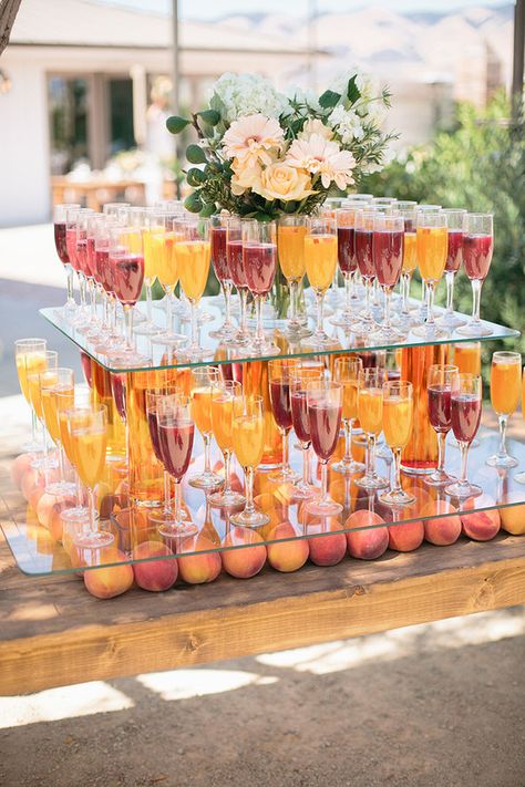 San Luis Obispo wedding Styled by Beijos Events / Photo by Megan Welker / Biddle Ranch Vineyard / Summer wedding cocktails Reception Drink Station, Indian Wedding Food, Wedding Food Display, Wedding Food Stations, Drink Display, Reception Drink, Reception Food, Wedding Reception Food, Food Stations