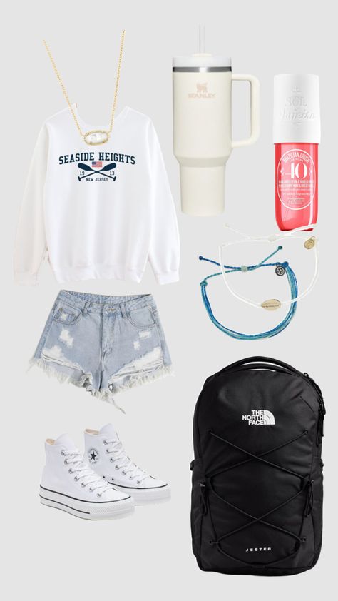 Shuffles Outfits, Comfy School Outfits, Basic Girl Outfit, Preppy Fits, Simple Outfits For School, Comfy Casual Outfits, Preppy Stuff, Preppy Summer Outfits, Fashion Top Outfits