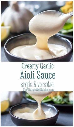 Uganda Food, Easy Aioli, Aoili Recipe, Vegan Aioli, Garlic Aioli Sauce, Garlic Aioli Recipe, Homemade Aioli, Fish Rice, Aioli Sauce