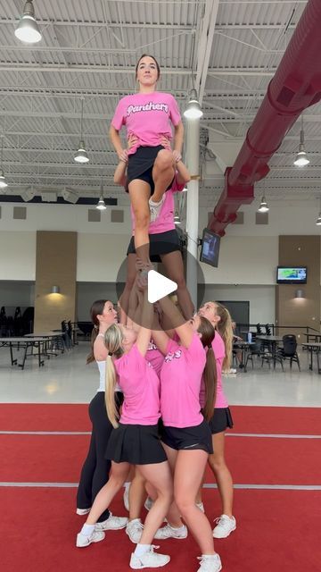 Cabot Cheer on Instagram: "CHALLENGE: Spell your schools mascot in a stunt! Fun times at practice! #challenge #team #fun #cheer" Team Cheer, Instagram Challenge, Cheer Stunts, Cheer Team, Fun Times, School Mascot, On Instagram