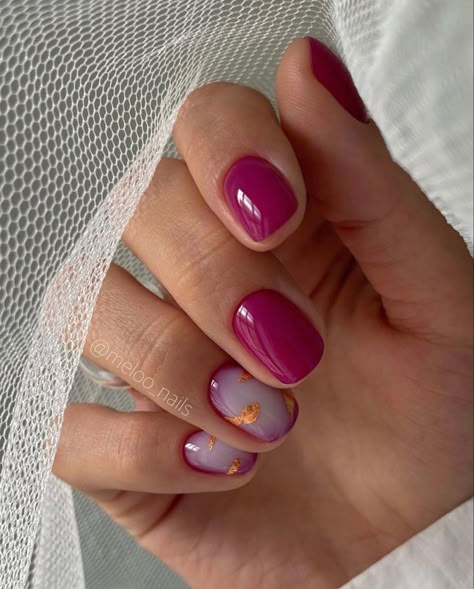 Round Nail Designs, March Nails, Unghie Sfumate, Milky Nails, May Nails, Subtle Nails, Cute Gel Nails, Round Nails, Oval Nails