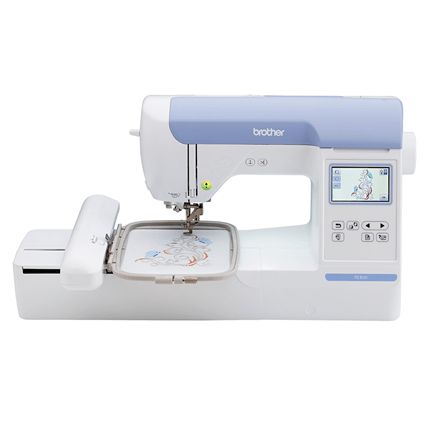 Brother PE800 - 5” x 7” Embroidery Machine with Color Touch Screen - Brother Best Embroidery Machine, Embroidery Bobbins, Computerized Sewing Machine, Brother Embroidery Machine, Sewing Cabinet, Memory Crafts, Brother Embroidery, Computerized Embroidery Machine, Computerized Embroidery