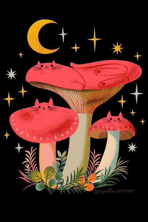 Foraging Mushrooms, Aesthetic Mushroom, Mushroom Wallpaper, Mushroom Drawing, Picking Flowers, Exploring Nature, Cottage Life, Arte Sketchbook, Mushroom Art