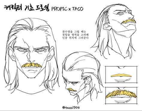 Mustache Drawing, Taco Drawing, Alluka Zoldyck, Artist Tutorials, Drawing Hair Tutorial, 얼굴 드로잉, Art Advice, Body Drawing Tutorial, Manga Drawing Tutorials