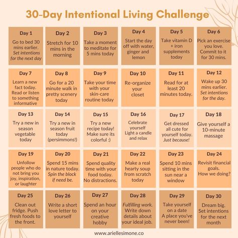 My Birthday Countdown, 30 Day Challenge Food, Eat For Energy, Be More Intentional, Birthday Countdown, Stretch Routine, Monthly Challenge, Holistic Nutritionist, Journal Template