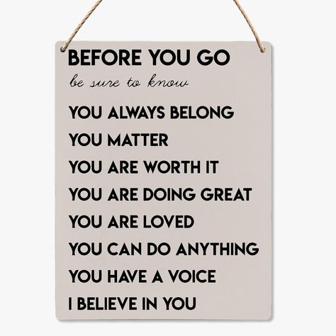 Amazon.com : UYIKG Inspirational Motivational Wall Decor, Counseling Office Mental Health Educational Wood Hanging Sign, It's Okay to Wall Art Decor, Therapy Office Home Therapist Office Wooden Slogan Hanging Sign 8x10 Inch : Home & Kitchen Counseling Office, Therapist Office, Motivational Wall Decor, Inspirational Wall Decor, Therapy Office, Sign Materials, Inspirational Signs, Motivational Wall, Reading Classroom