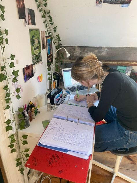 A Woman, Desk, Writing