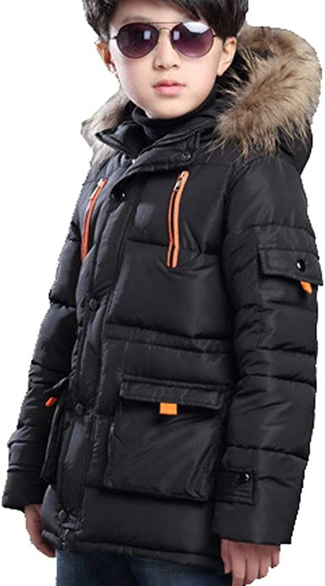 Mens Winter Parka, Boys Puffer Jacket, Boys Winter Coats, Winter Puffer Coat, Ski Girl, Hooded Winter Coat, Ski Jacket Mens, Winter Parka, Mens Parka