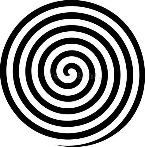 Hypnosis Spiral, concept for hypnosis, unconscious, chaos, extra sensory perception, psychic, stress, optical illusion. Black and. Vector illustration of stock illustration Hypnosis Spiral, Extra Sensory Perception, Extrasensory Perception, Optical Art, Optical Illusion, Migraine, Optical Illusions, Headache, Psychic